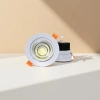 White LED ceiling light, COB spotlight strip, orange snap-on, black heat dissipation fin, circular light source Application Scenario